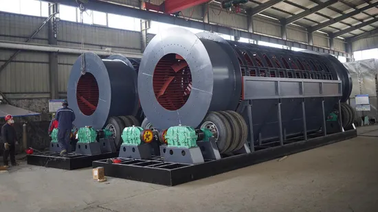 Écran rotatif de trommel de machine de criblage d'écran de tambour d'écran rotatoire de scories de silicomanganèse de pointe